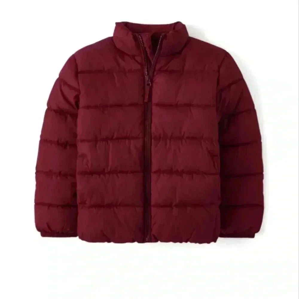 New The Children’s Place Puffer Jacket Redwood Sz. M NWT